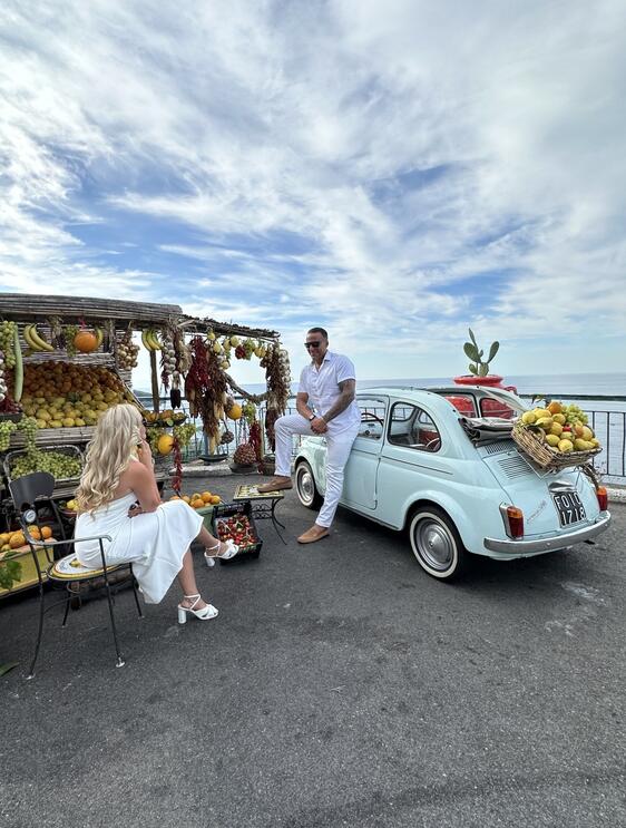 Il vostro servizio fotografico privato in Costiera Amalfitana con auto d'epoca-22