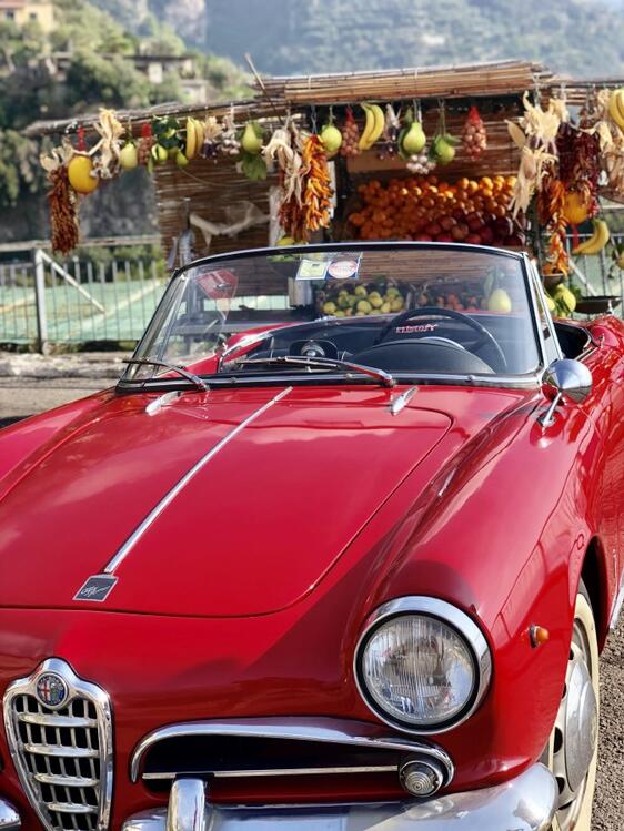 Alfa Romeo Giuletta per il servizio fotografico del vostro matrimonio in Costiera Amalfitana-1