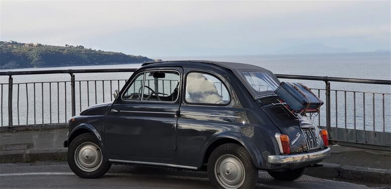 Noleggio Fiat 500 per matrimoni a Sorrento e Amalfi