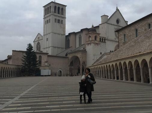 The basilica of St Francis