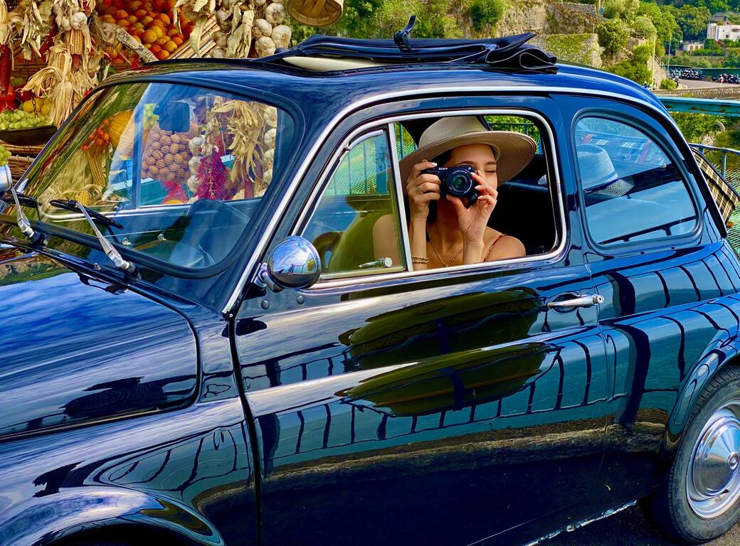 Il vostro servizio fotografico privato in Costiera Amalfitana con auto d'epoca-27